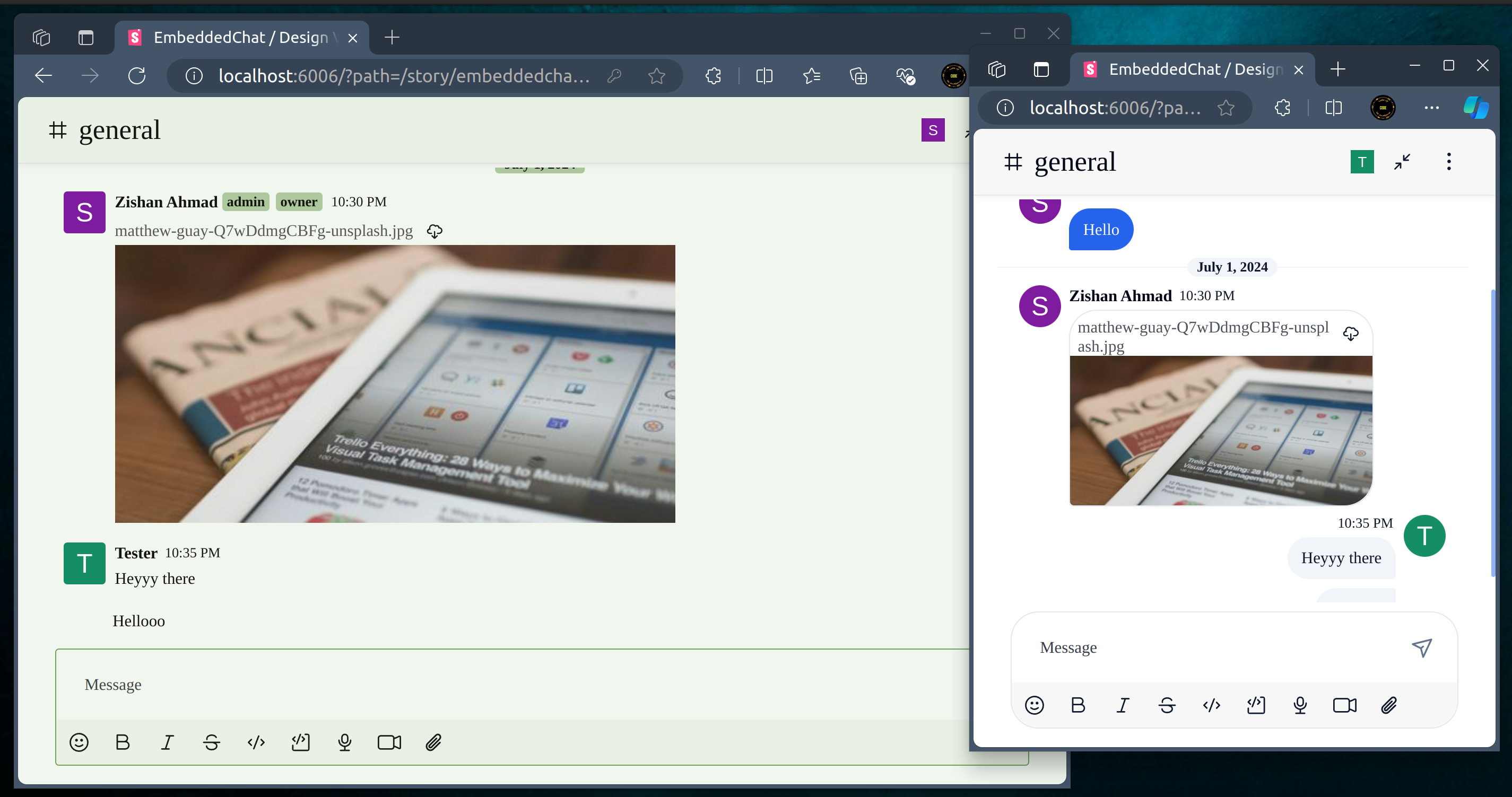 EmbeddedChat
